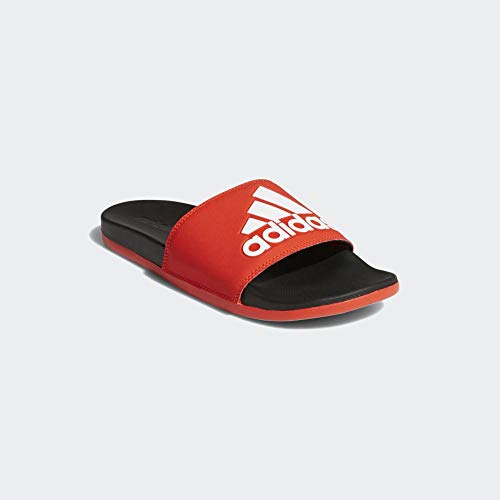 Adidas Adilette Comfort, Zapatos de Playa y Piscina para Hombre, Rojo (Red F34722), 46 EU