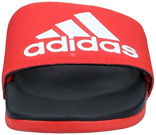 Adidas Adilette Comfort, Zapatos de Playa y Piscina para Hombre, Rojo (Red F34722), 46 EU