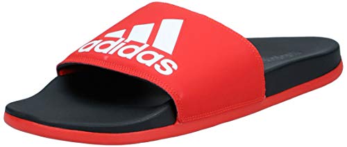 Adidas Adilette Comfort, Zapatos de Playa y Piscina para Hombre, Rojo (Red F34722), 46 EU