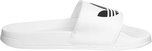 adidas Adilette Lite, Slide Sandal Hombre, Footwear White/Core Black/Footwear White, 46 EU