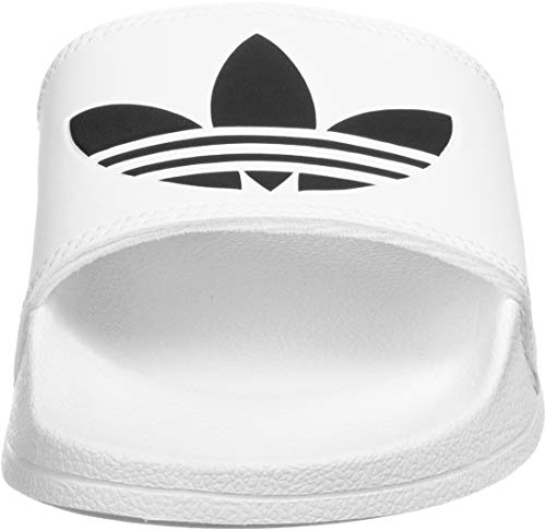 adidas Adilette Lite, Slide Sandal Hombre, Footwear White/Core Black/Footwear White, 46 EU