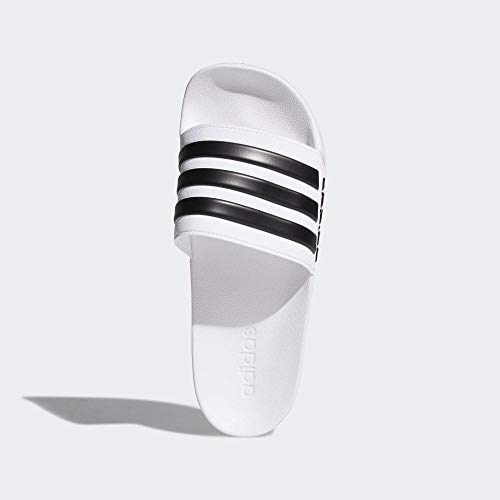 adidas Adilette Shower Chanclas Hombre, Blanco (Footwear White/Core Black/Footwear White 0), 40.5 EU (7 UK)
