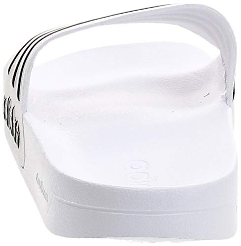 adidas Adilette Shower Chanclas Hombre, Blanco (Footwear White/Core Black/Footwear White 0), 40.5 EU (7 UK)
