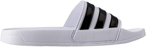 adidas Adilette Shower Chanclas Hombre, Blanco (Footwear White/Core Black/Footwear White 0), 43 EU (9 UK)