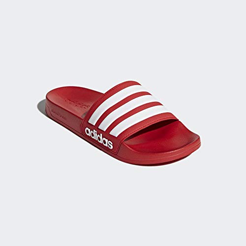 Adidas Adilette Shower Chanclas Hombre, Rojo (Escarl/Ftwbla/Escarl 000), 40 1/2 EU (7 UK)