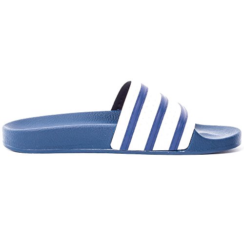 adidas Adilette, Zapatos de playa y piscina Unisex adulto, Azul (Adiblue/White/Adiblue), 46 EU