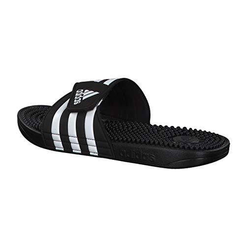Adidas Adissage Zapatos de playa y piscina Unisex adulto, Negro (Negro 000), 43 EU (9 UK)