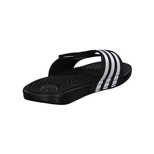 Adidas Adissage Zapatos de playa y piscina Unisex adulto, Negro (Negro 000), 44.5 EU (10 UK)