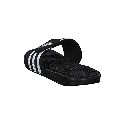 Adidas Adissage Zapatos de playa y piscina Unisex adulto, Negro (Negro 000), 44.5 EU (10 UK)
