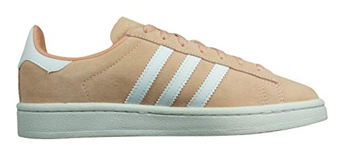 adidas Campus W Zapatillas de Gimnasia Mujer, Naranja (Clear Orange/Ftwr White/Crystal White Clear Orange/Ftwr White/Crystal White), 38 EU