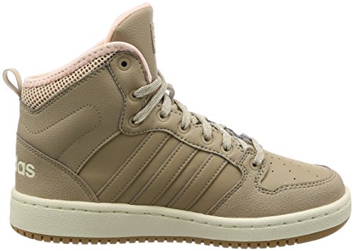 adidas CF Hoops Mid WTR W, Zapatillas Altas Mujer, Marrón (Trace Khaki/Chalk White), 39 1/3 EU