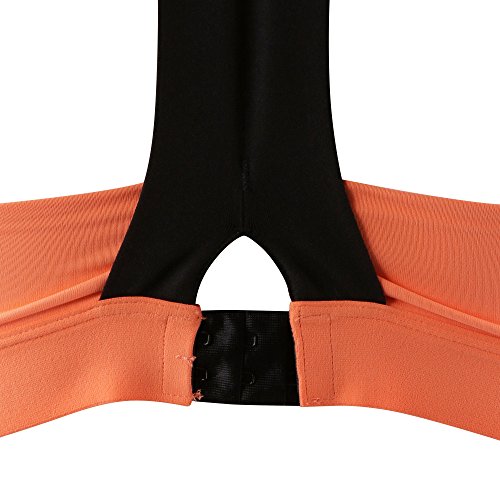 adidas Climachill - Sujetador deportivo para mujer (talla M), color naranja