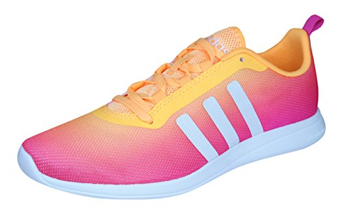 adidas Cloudfoam Pure W, Zapatillas de Deporte para Mujer, Rosa/Blanco/Amarillo (Rosimp/Ftwbla/Dorsol), 36 EU