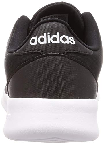 Adidas Cloudfoam Qt Racer, Zapatillas Mujer, Negro (Core Black/Footwear White/Carbon 0), 38 2/3 EU