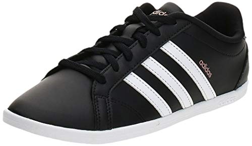 Adidas Coneo Qt, Zapatillas de Deporte Mujer, Negro (Core Black/Footwear White/Vapour Grey Metallic 0), 37 1/3 EU