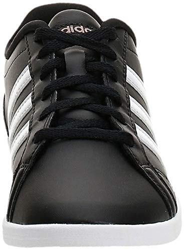 ADIDAS Coneo Qt, Zapatillas de Deporte Mujer, Negro (Core Black/Footwear White/Vapour Grey Metallic 0), 38 2/3 EU