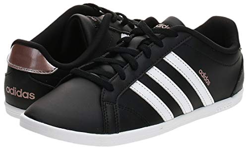 ADIDAS Coneo Qt, Zapatillas de Deporte Mujer, Negro (Core Black/Footwear White/Vapour Grey Metallic 0), 38 2/3 EU