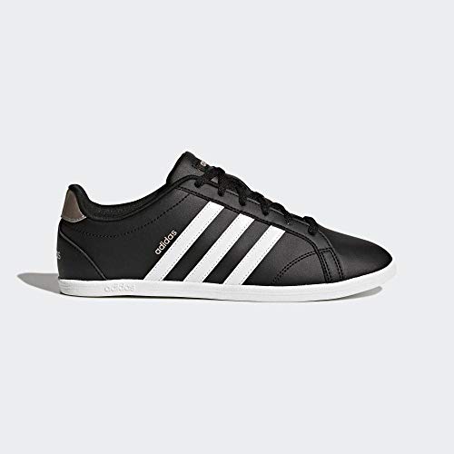 ADIDAS Coneo Qt, Zapatillas de Deporte Mujer, Negro (Core Black/Footwear White/Vapour Grey Metallic 0), 39 1/3 EU