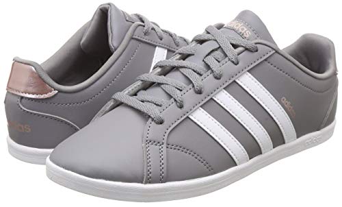 adidas Coneo Qt, Zapatillas de Tenis Mujer, Gris (Grethr/Ftwwht/Vapgre), 44 EU