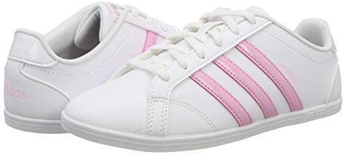 adidas Coneo Qt, Zapatillas de Tenis para Mujer, Blanco (FTWR White/True Pink/Light Granite FTWR White/True Pink/Light Granite), 38 EU