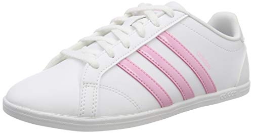 adidas Coneo Qt, Zapatillas de Tenis para Mujer, Blanco (FTWR White/True Pink/Light Granite FTWR White/True Pink/Light Granite), 38 EU