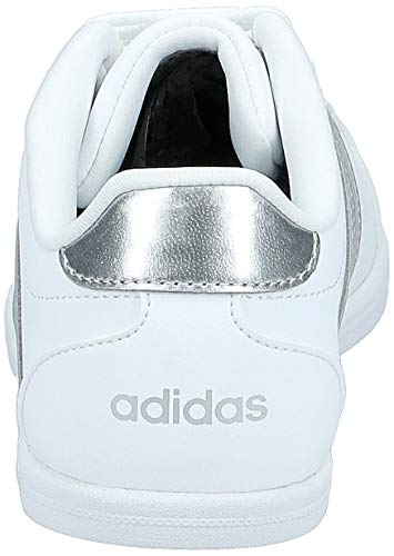 Adidas Coneo Qt, Zapatillas Mujer, Blanco (Footwear White/Matte Silver/Footwear White 0), 37 1/3 EU