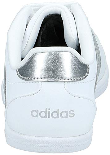 Adidas Coneo Qt, Zapatillas Mujer, Blanco (Footwear White/Matte Silver/Footwear White 0), 38 EU