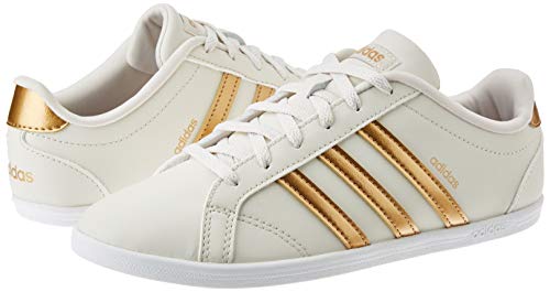 adidas Coneo Qt, Zapatos de Tenis Mujer, Alumina Tactile Gold Met F17 Light Granite, 38 2/3 EU