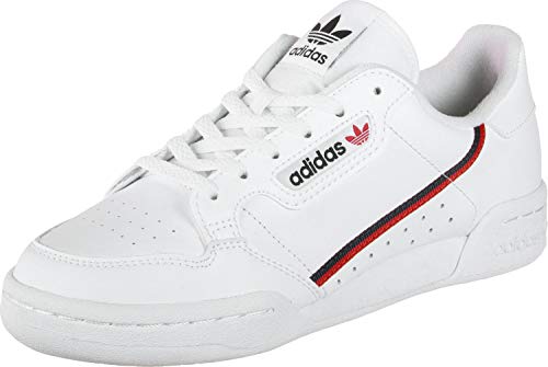 adidas Continental 80 J, Zapatillas de Deporte, Blanco (Ftwbla/Escarl/Maruni 000), 36 EU