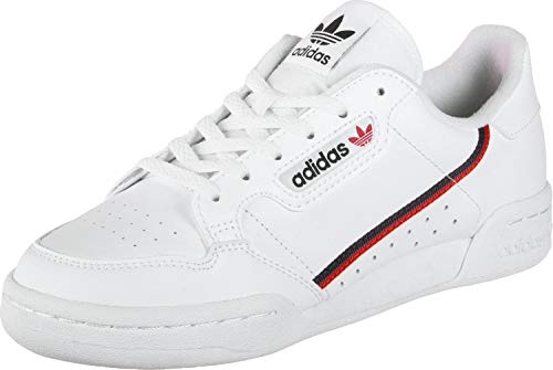 Adidas Continental 80 J, Zapatillas de Deporte, Blanco (Ftwbla/Escarl/Maruni 000), 38 EU