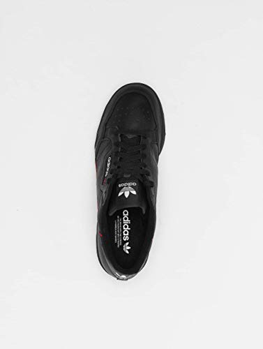 Adidas Continental 80, Zapatillas de Gimnasia Unisex Adulto, Negro (Core Black/Scarlet/Collegiate Navy), 42 2/3 EU