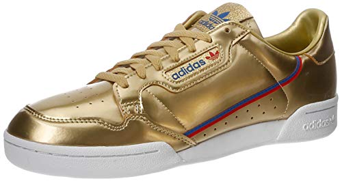 adidas Continental 80, Zapatillas Deportivas Hombre, Gold Metallic Gold Metallic Crystal White, 41 1/3 EU