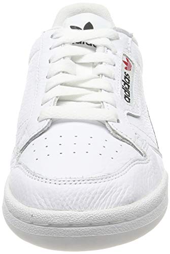 Adidas Continental 80, Zapatillas Hombre, Blanco (FTWR White/Scarlet/Collegiate Navy FTWR White/Scarlet/Collegiate Navy), 44 EU