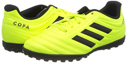 Adidas Copa 19.4 TF J, Botas de fútbol Unisex niño, Multicolor (Solar Yellow/Core Black/Solar Yellow 000), 36 EU