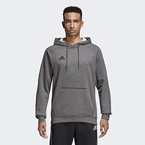 adidas CORE18 Hoody Sudadera con Capucha, Hombre, Gris (Gris/Negro), M