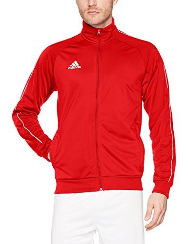 adidas CORE18 PES JKT Sport jacket, Hombre, Power Red/ White, M