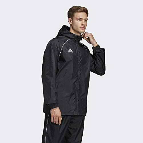 adidas CORE18 RN JKT Chaqueta Deportiva, Hombre, Negro (Black/White), L