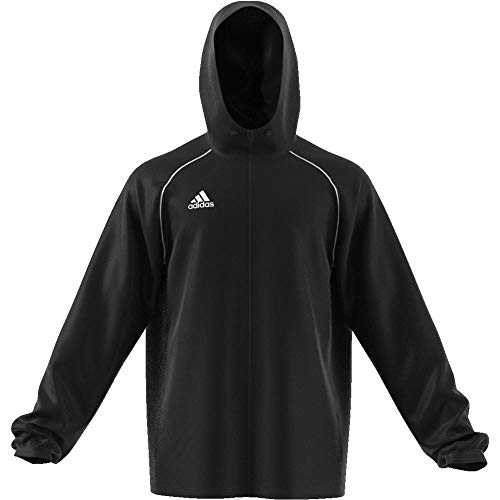 adidas CORE18 RN JKT Chaqueta Deportiva, Hombre, Negro (Black/White), L