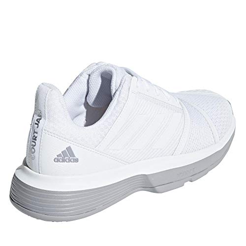 Adidas CourtJam Bounce W, Zapatillas de Deporte Mujer, Blanco (Ftwbla/Ftwbla/Grasua 000), 37 1/3 EU