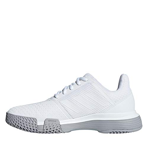 Adidas CourtJam Bounce W, Zapatillas de Deporte Mujer, Blanco (Ftwbla/Ftwbla/Grasua 000), 37 1/3 EU