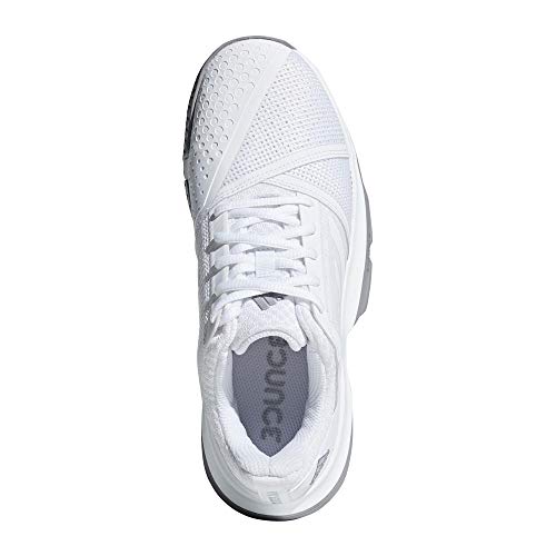 Adidas CourtJam Bounce W, Zapatillas de Deporte Mujer, Blanco (Ftwbla/Ftwbla/Grasua 000), 37 1/3 EU