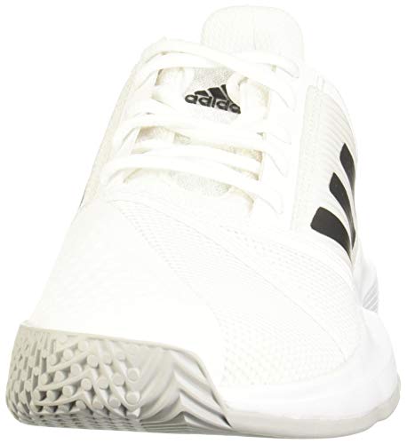 Adidas CourtJam Bounce W, Zapatos de Tenis Mujer, FTWR White/Core Black/Matte Silver, 38 2/3 EU