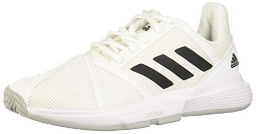 Adidas CourtJam Bounce W, Zapatos de Tenis Mujer, FTWR White/Core Black/Matte Silver, 38 2/3 EU