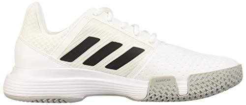 Adidas CourtJam Bounce W, Zapatos de Tenis Mujer, FTWR White/Core Black/Matte Silver, 38 2/3 EU