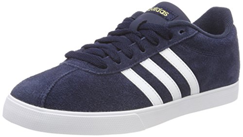 adidas Courtset, Zapatillas de Tenis Mujer, Azul (Collegiate Navy/FTWR White/Gold Met. Collegiate Navy/FTWR White/Gold Met.), 44 EU