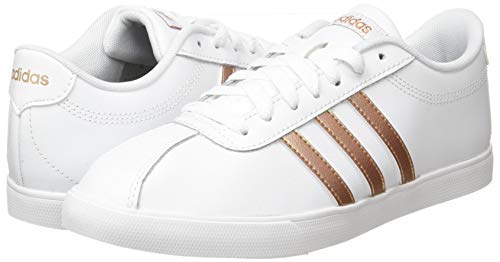 adidas Courtset, Zapatillas de Tenis Mujer, FTWBLA/COBMET/NEGBÁS, 36 EU