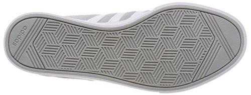 Adidas Courtset, Zapatillas Mujer, Gris (Grey/Footwear White/Silver Metallic 0), 39 1/3 EU