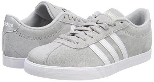 Adidas Courtset, Zapatillas Mujer, Gris (Grey/Footwear White/Silver Metallic 0), 39 1/3 EU