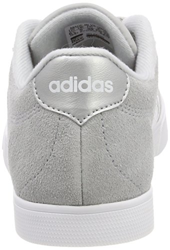 adidas Courtset, Zapatillas Mujer, Gris (Grey/Footwear White/Silver Metallic 0), 41 1/3 EU