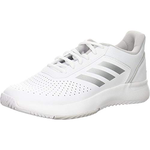 Adidas COURTSMASH, Zapatillas de Deporte Mujer, Blanco (Ftwbla/Plamat/Gridos 000), 39 1/3 EU